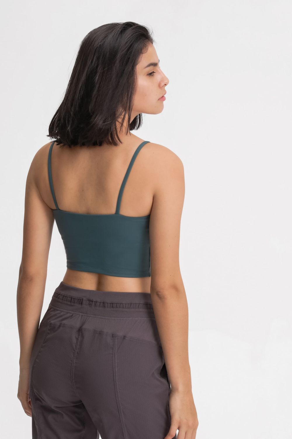 Camisola deportiva con escote redondo y sensación de piel de Millennia