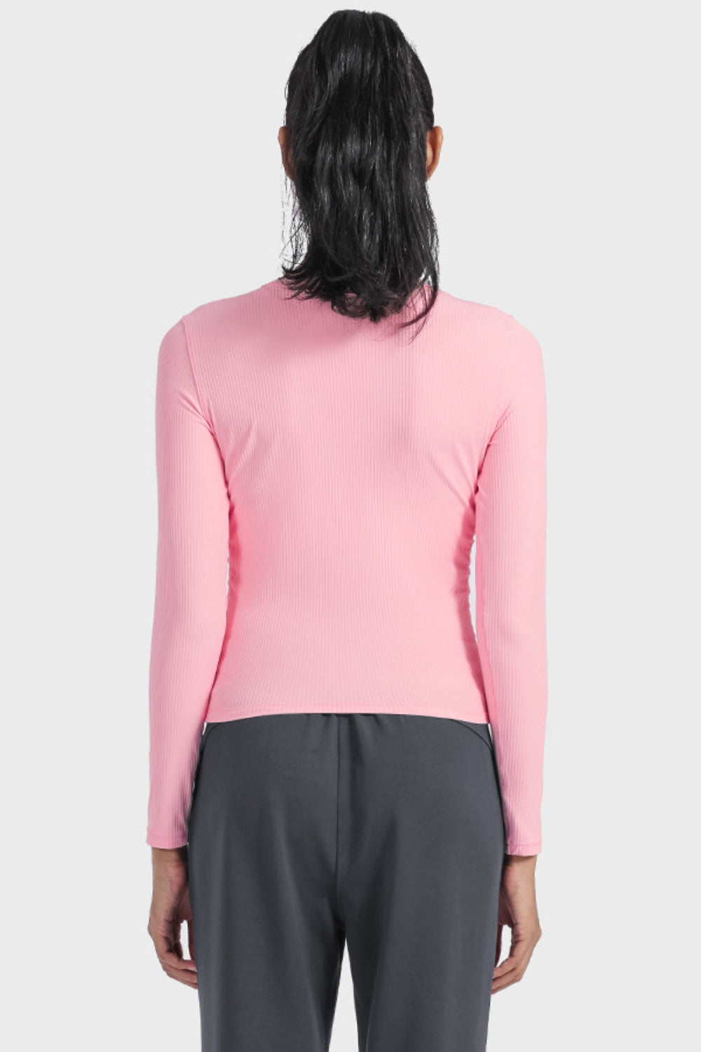 Camiseta deportiva de manga larga y cuello redondo Millnia