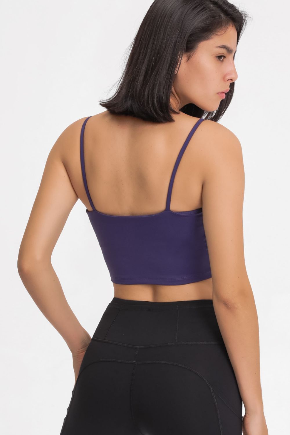 Camisola deportiva con escote redondo y sensación de piel de Millennia