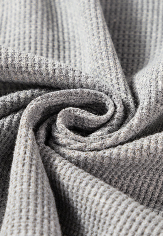 Cárdigan de rayas de manga larga con bolsillos y frente abierto