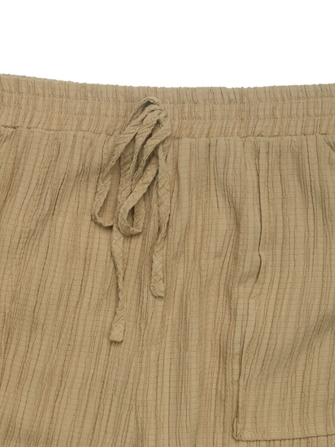 Pantalones deportivos de cintura alta con textura Perfee