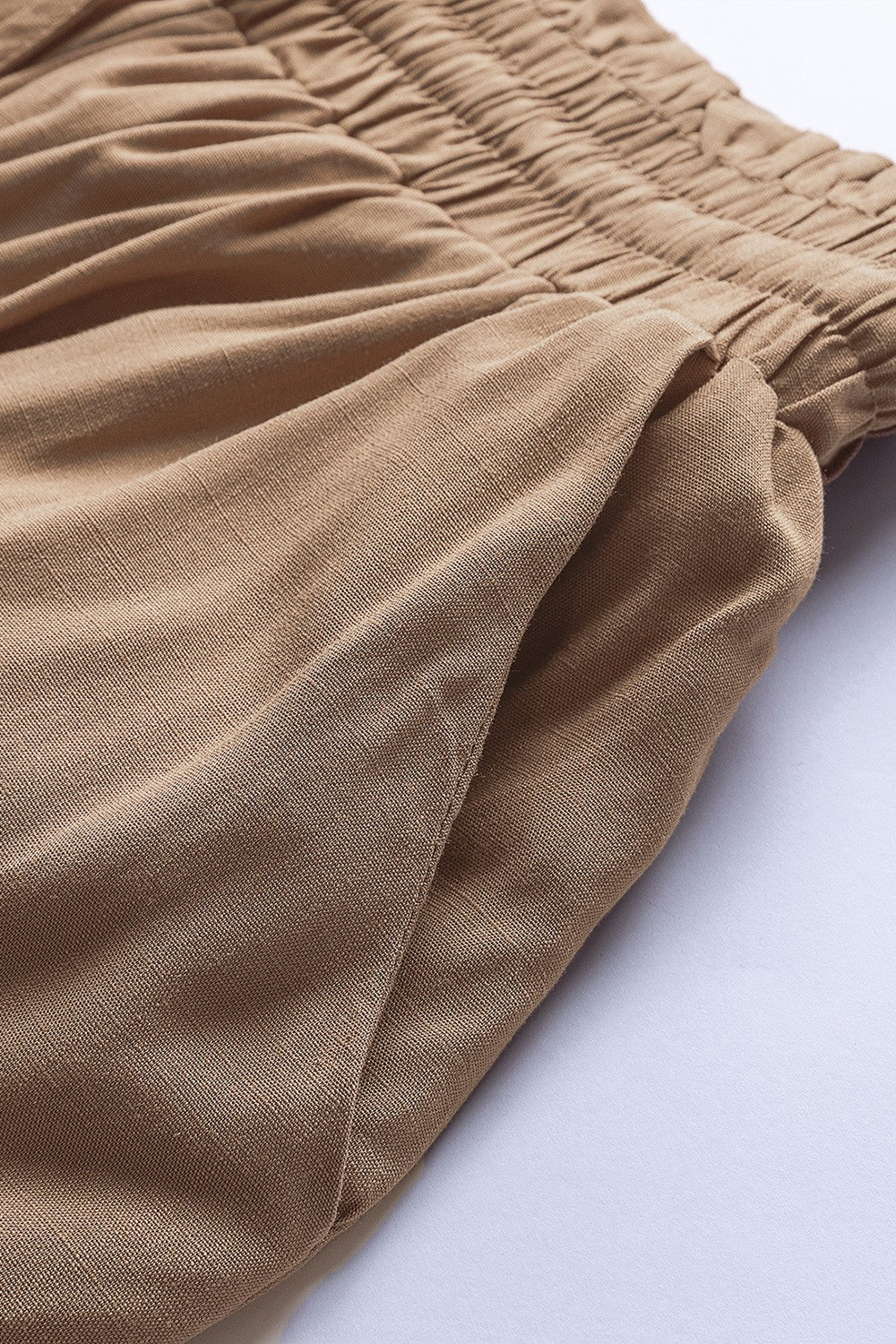 Pantalones anchos con cordón en la cintura