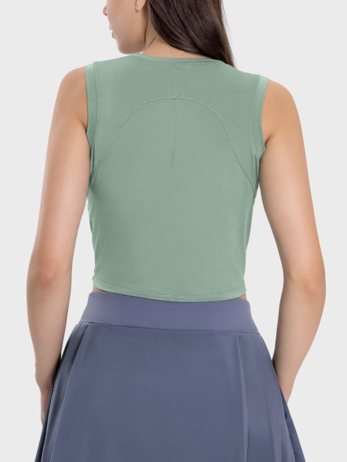 Camiseta deportiva Millnia con tirantes anchos fruncidos y cordón ajustable