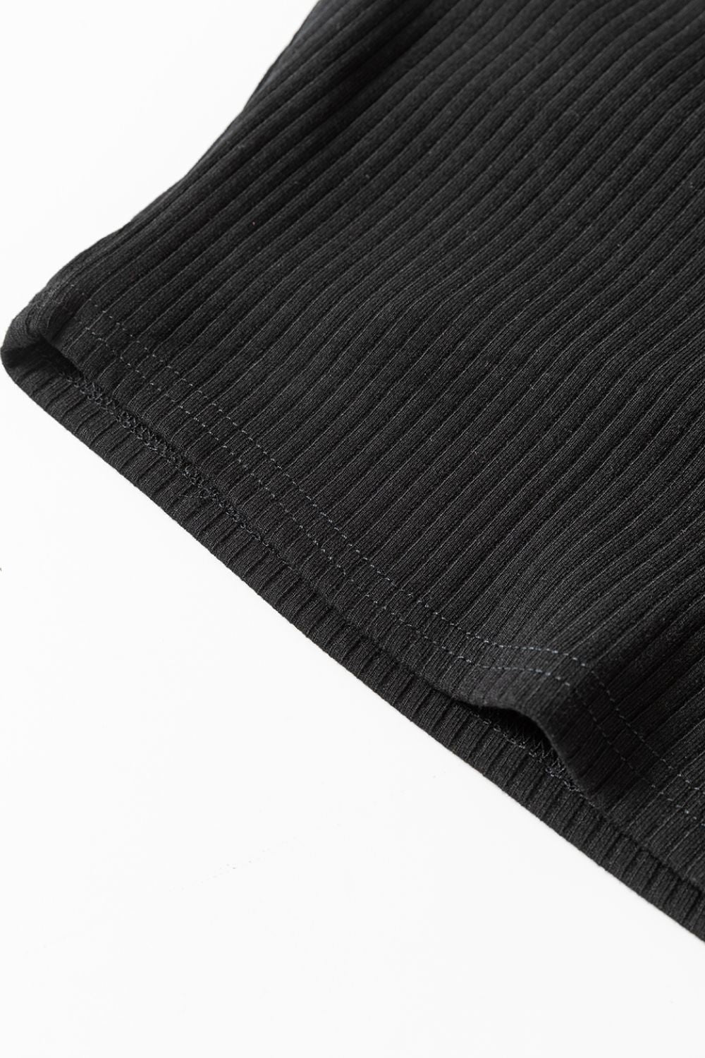 Conjunto de body de manga larga con escote en V y camisola con cuello redondo