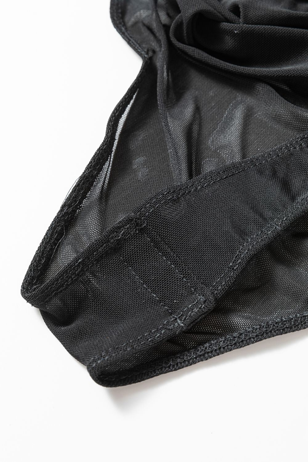 Conjunto de body de manga larga con escote en V y camisola con cuello redondo