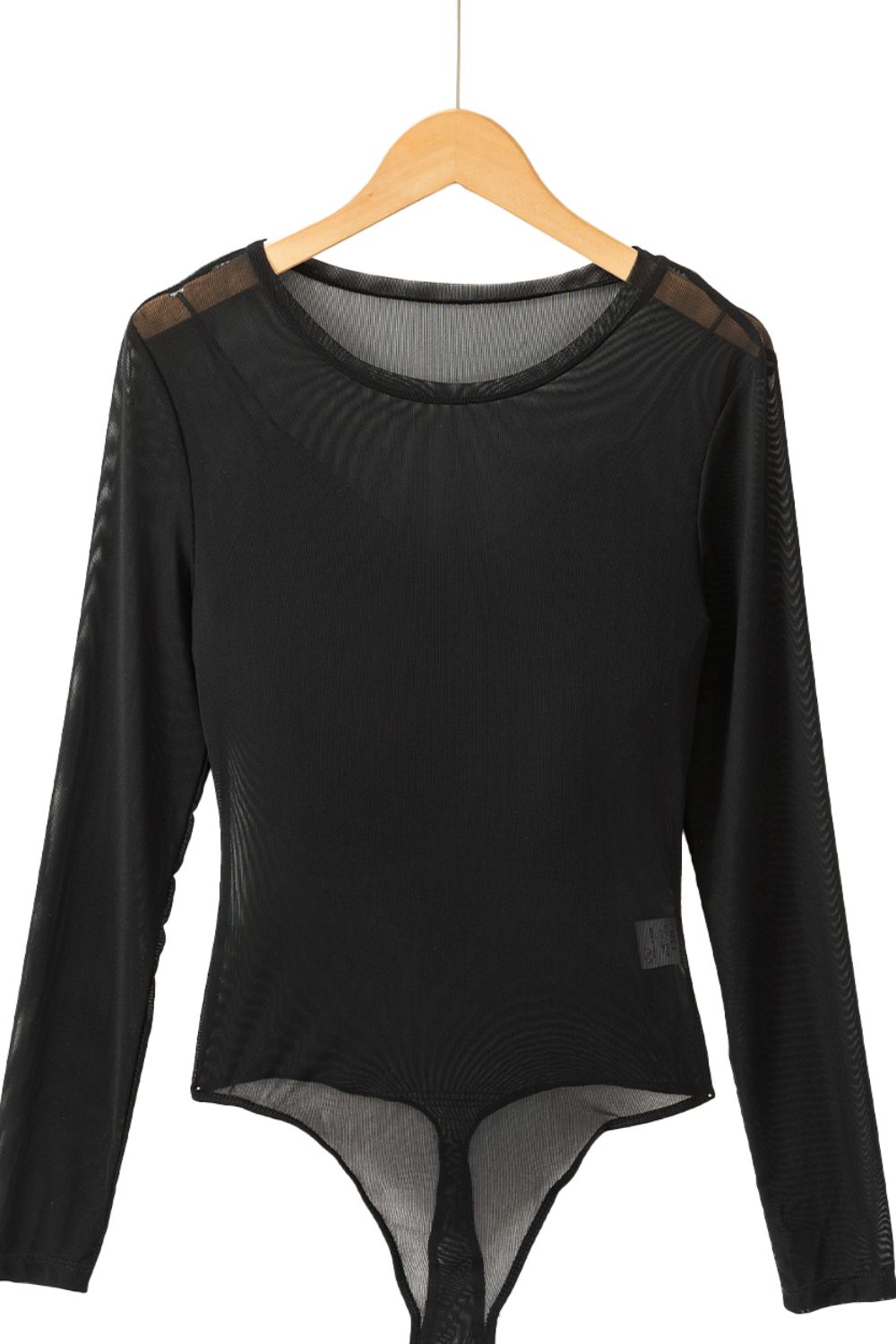 Conjunto de body de manga larga con escote en V y camisola con cuello redondo