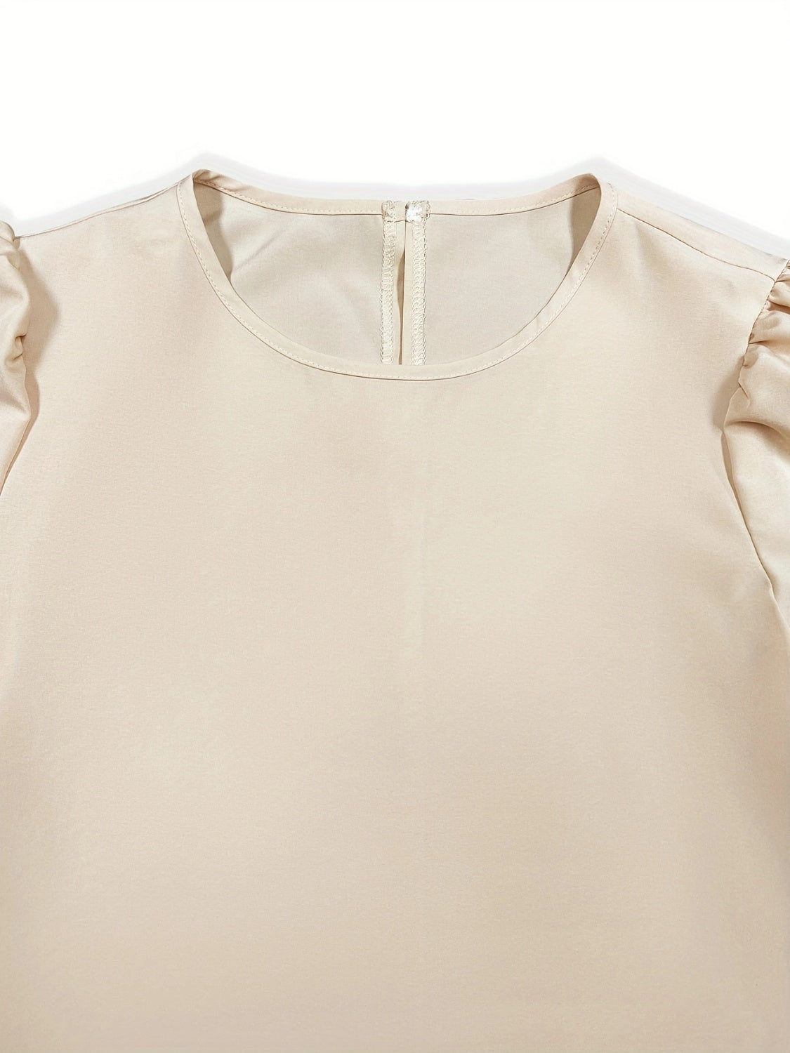 Conjunto de top de manga corta con cuello redondo y pantalón atado